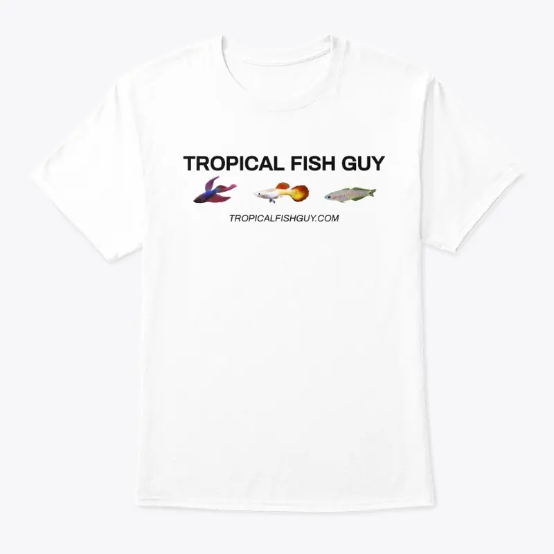 Tropical Fish Guy Black Lettering