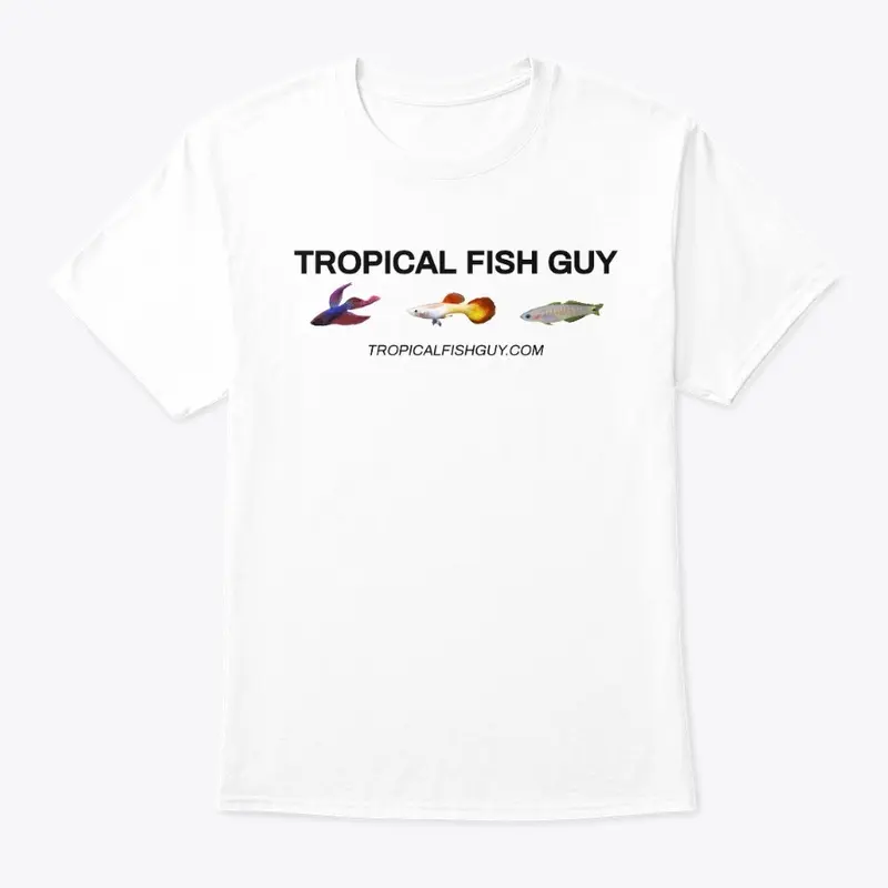 Tropical Fish Guy Black Lettering